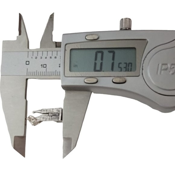 800 Silver Round Spring Clasp Koln Cologne Cathedral Germany Charm E329 - Picture 11 of 12